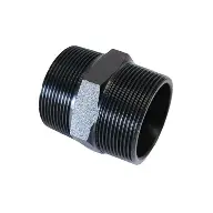 Nipple 3000lb black steel screwed pipe fitting NPT
